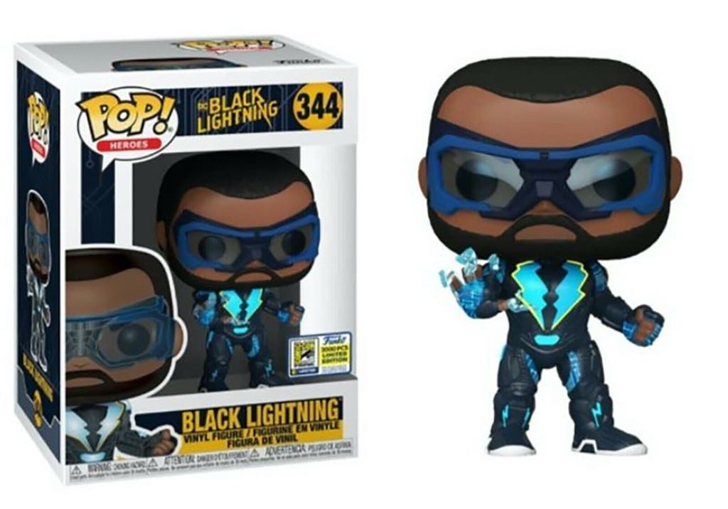 Black Lightning  vinyl figure collectible [Barcode 889698400985] - Main Image 2