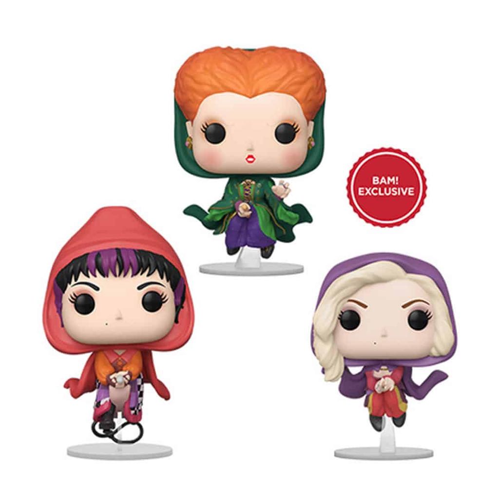 The Sanderson Sisters (Brooms) (3 Pack) - Hocus Pocus vinyl figure collectible [Barcode 889698496162] - Main Image 2