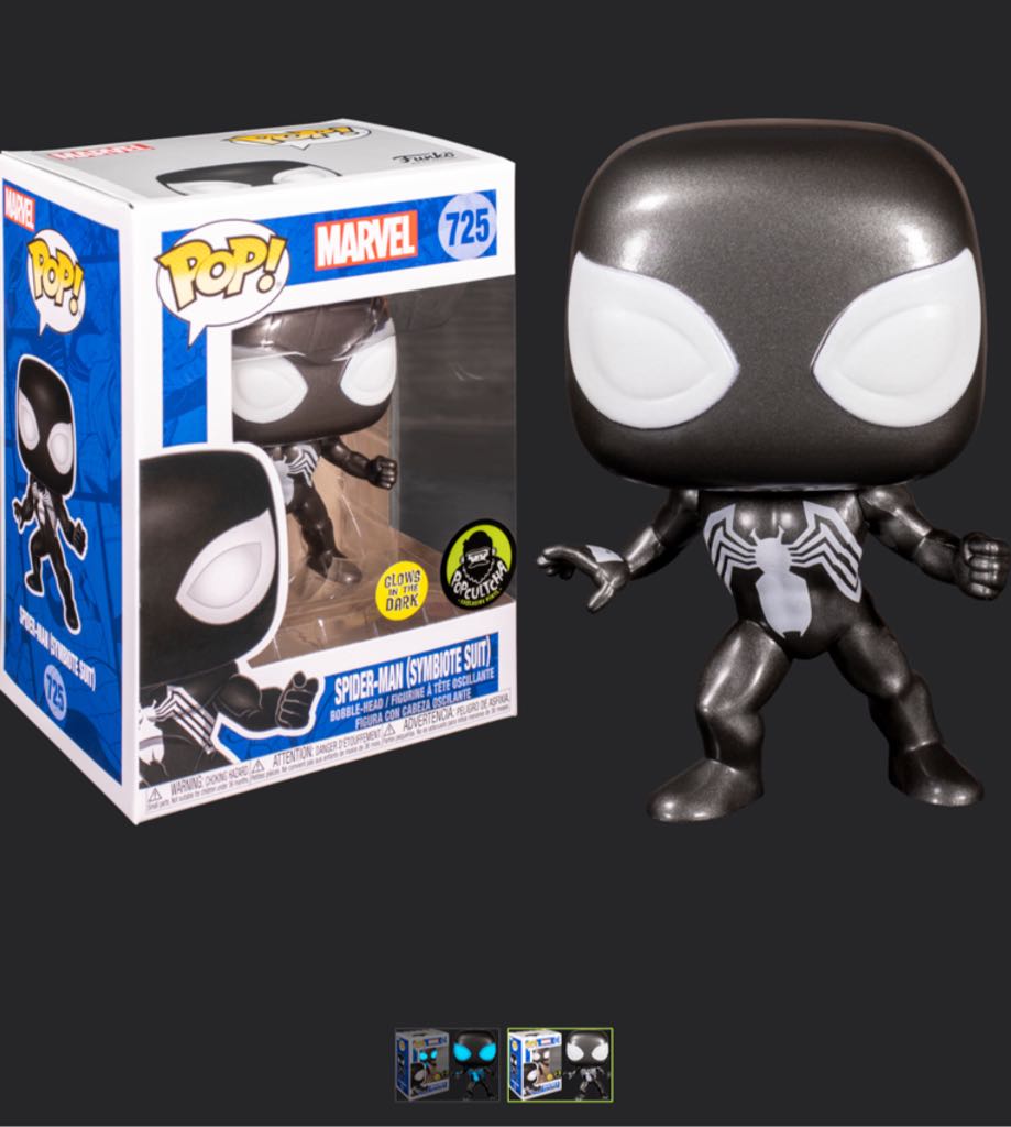 Spider-Man (Symbiote Suit) (Glow) - Spider-Man vinyl figure collectible [Barcode 889698512954] - Main Image 2