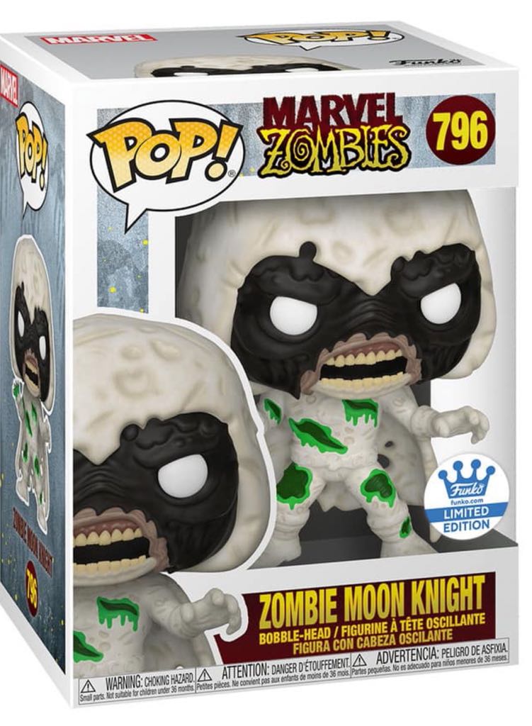 Zombie Moon Knight - Zombies vinyl figure collectible [Barcode 889698552608] - Main Image 2