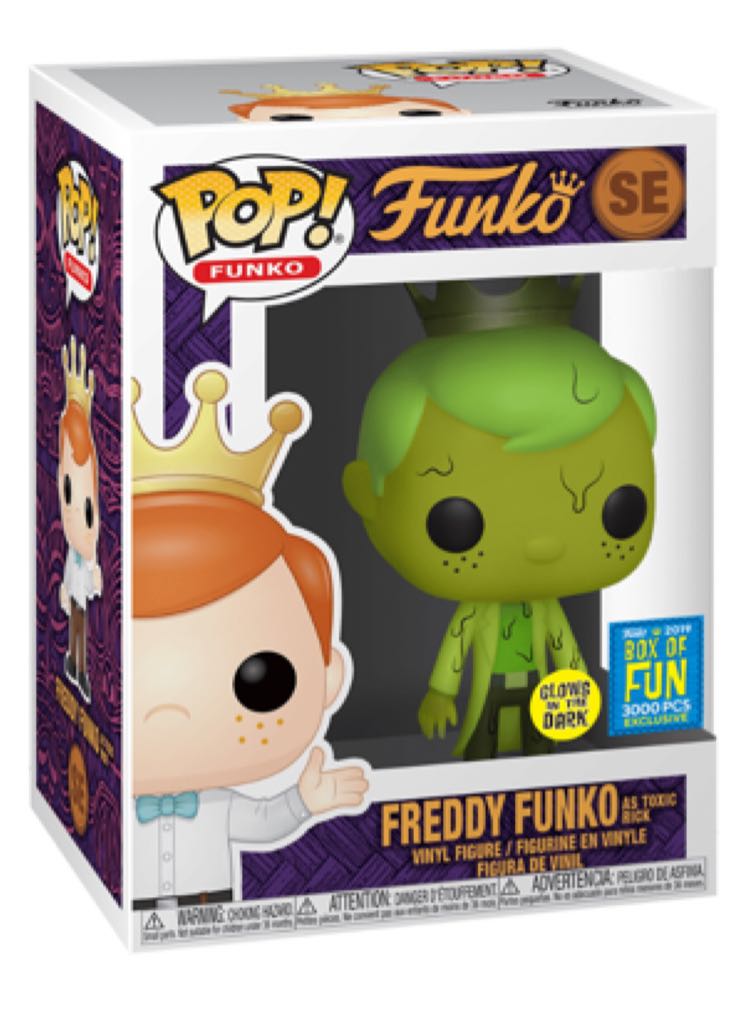 Freddy Funko (Toxic Rick) (Glow) - Freddy Funko vinyl figure collectible [Barcode 889698428149] - Main Image 2