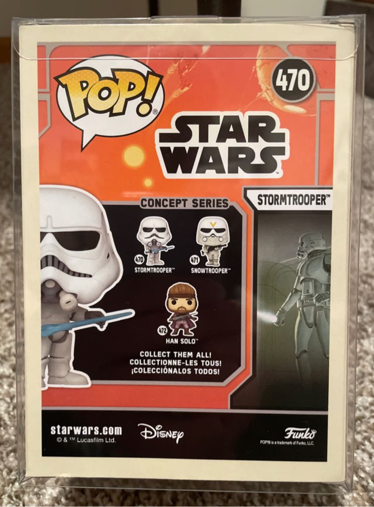 STAR WARS: STORMTROOPER ( CONCEPT SERIES ) - Star Wars vinyl figure collectible - Main Image 2