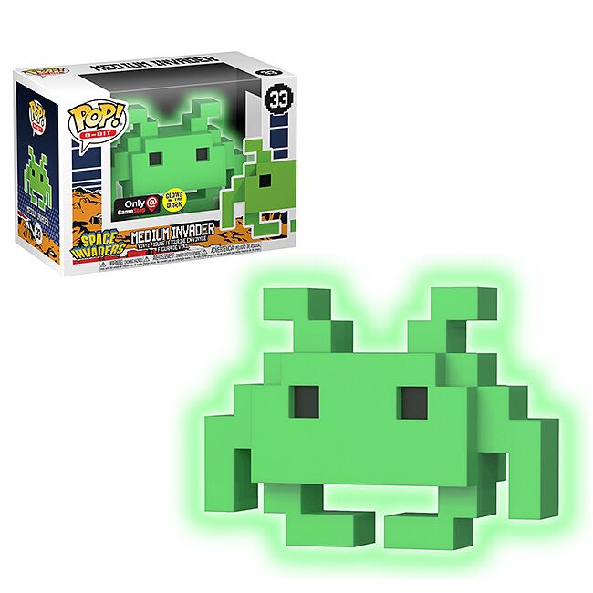 Medium Invader (Green) (Glow)  vinyl figure collectible - Main Image 2