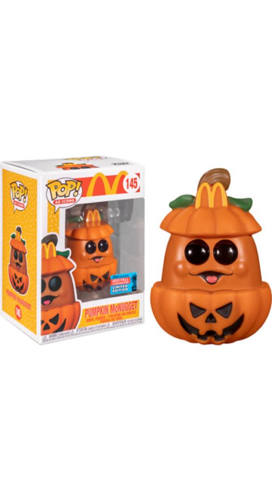 Pumpkin McNugget - McDonald vinyl figure collectible [Barcode 889698586153] - Main Image 2