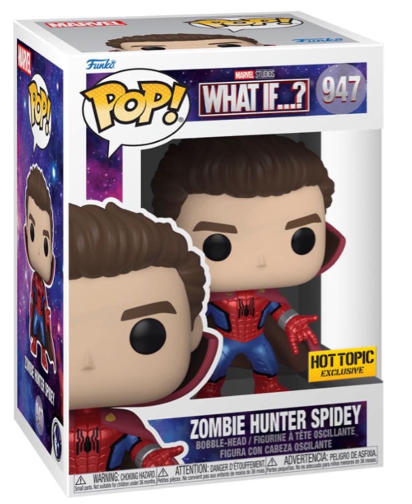 Zombie Hunter Spidey (Unmasked) #947 (Marvel What If) (Marvel Spiderman) (Short Shelf 1) - What If...? vinyl figure collectible - Main Image 2