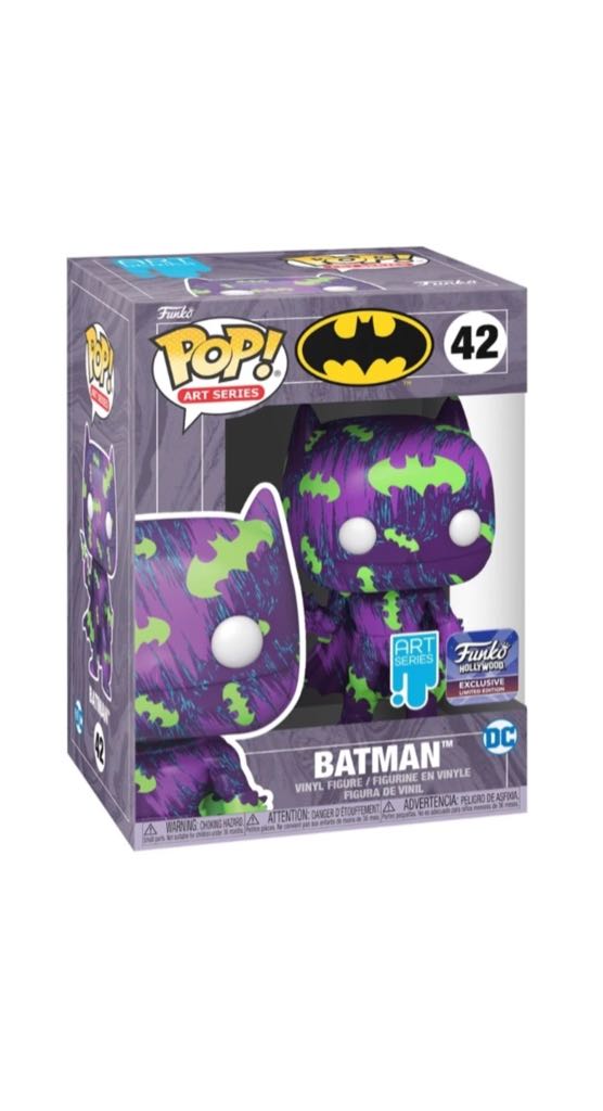 Batman (Art Series) (Purple & Green) - Batman vinyl figure collectible [Barcode 889698581998] - Main Image 2