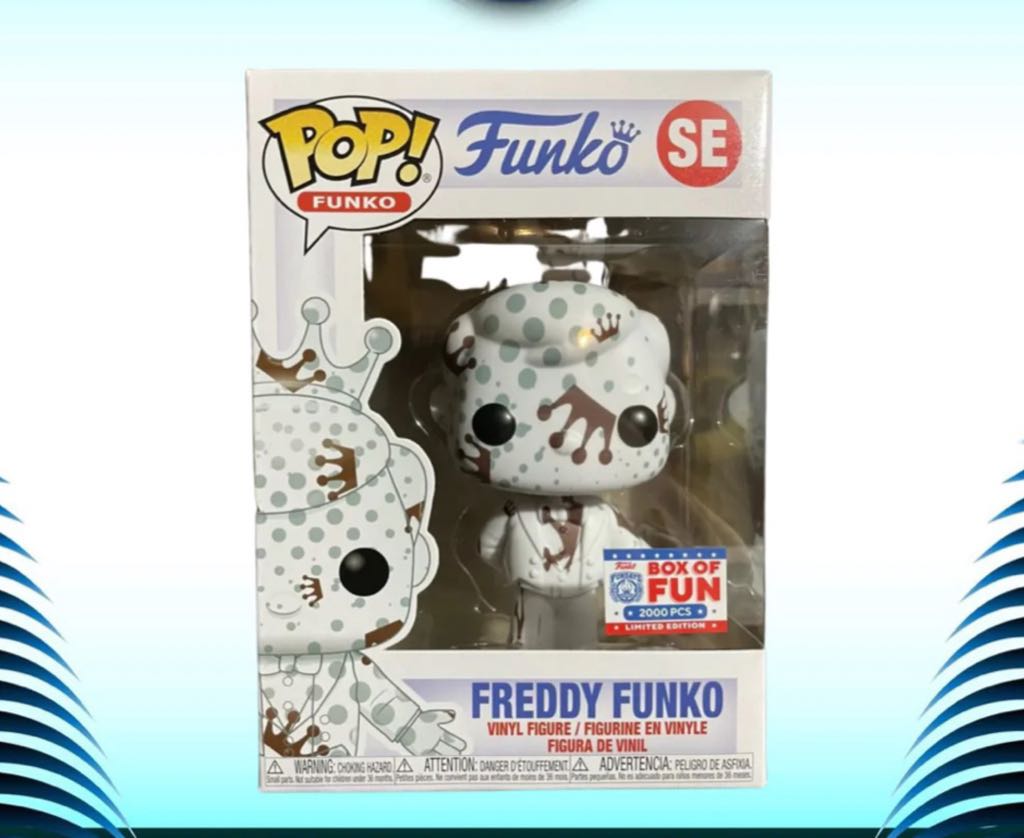 Freddy Funko (White & Brown) - Freddy Funko vinyl figure collectible [Barcode 889698518161] - Main Image 2