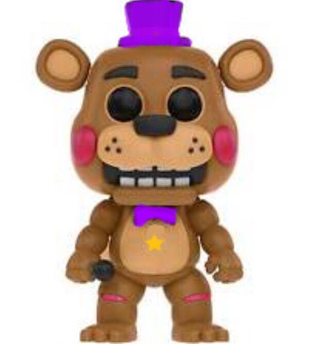 Rockstar Freddy - Five Nights at Freddy’s vinyl figure collectible [Barcode 889698320528] - Main Image 2