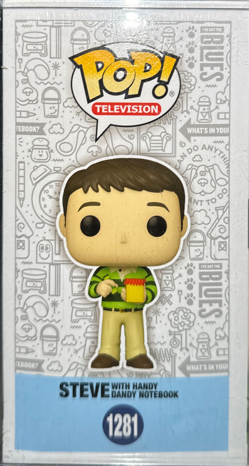 Steve with Handy Dandy Notebook  vinyl figure collectible [Barcode 889698670289] - Main Image 3