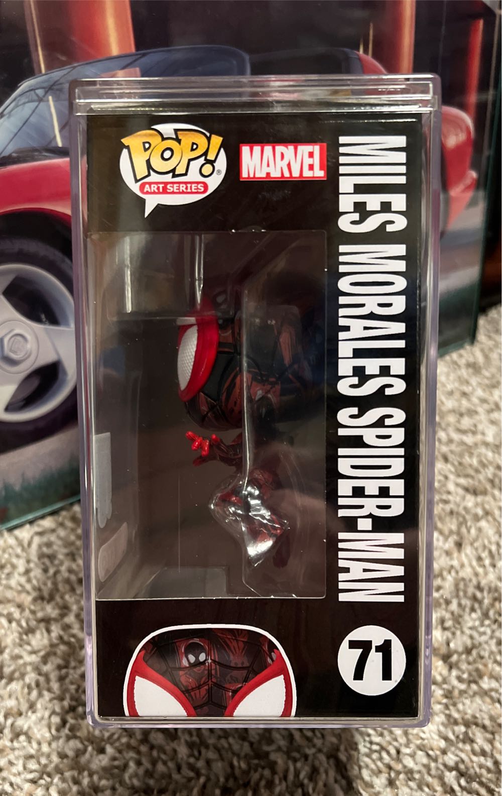 Miles Morales Spider-Man - Spider-Man vinyl figure collectible [Barcode 889698682503] - Main Image 3