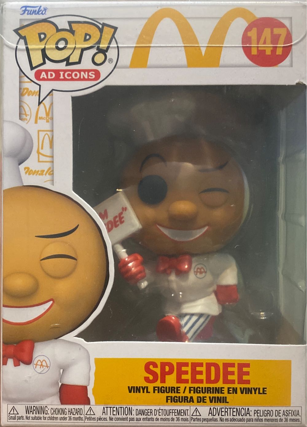 Speedee - McDonald vinyl figure collectible [Barcode 889698594059] - Main Image 3