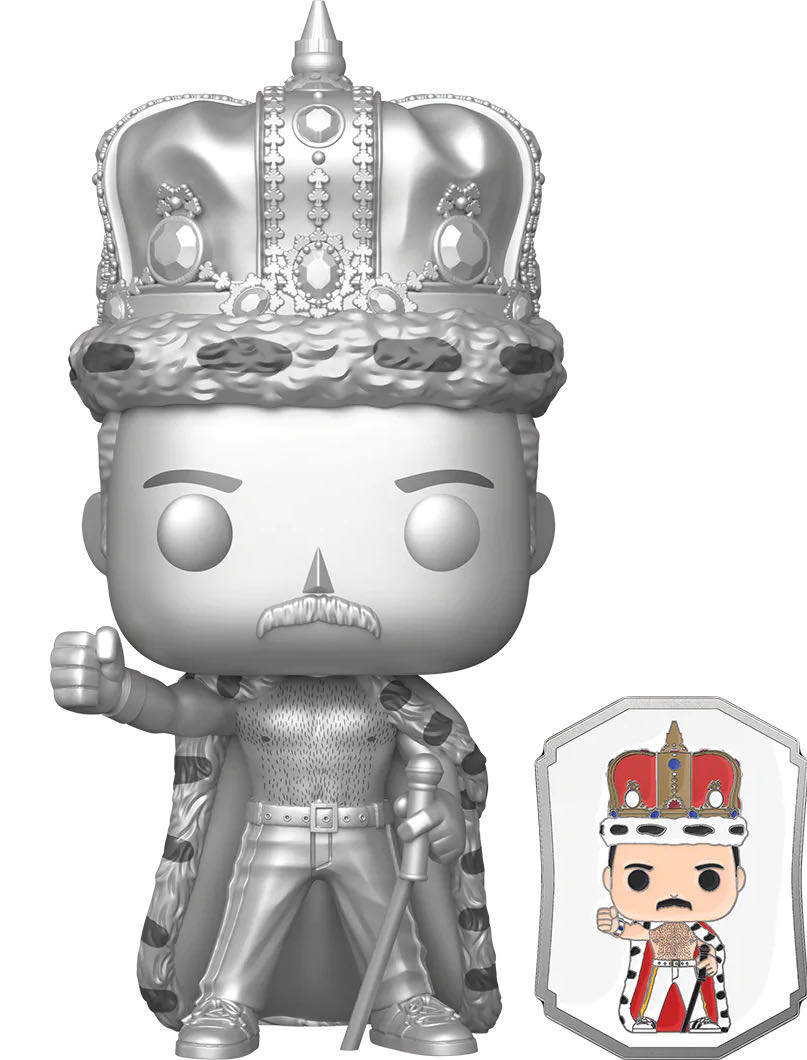 Freddie Mercury (Pin) - Queen vinyl figure collectible [Barcode 889698689533] - Main Image 3