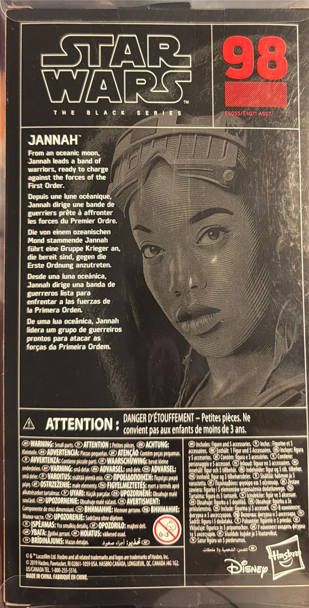 Star Wars The Black Series Jannah Toy 6” Scale The Rise Of Skywalker Collectible Action Figure Toys For Kids Ages 4 & Up  vinyl figure collectible [Barcode 630509876549] - Main Image 3