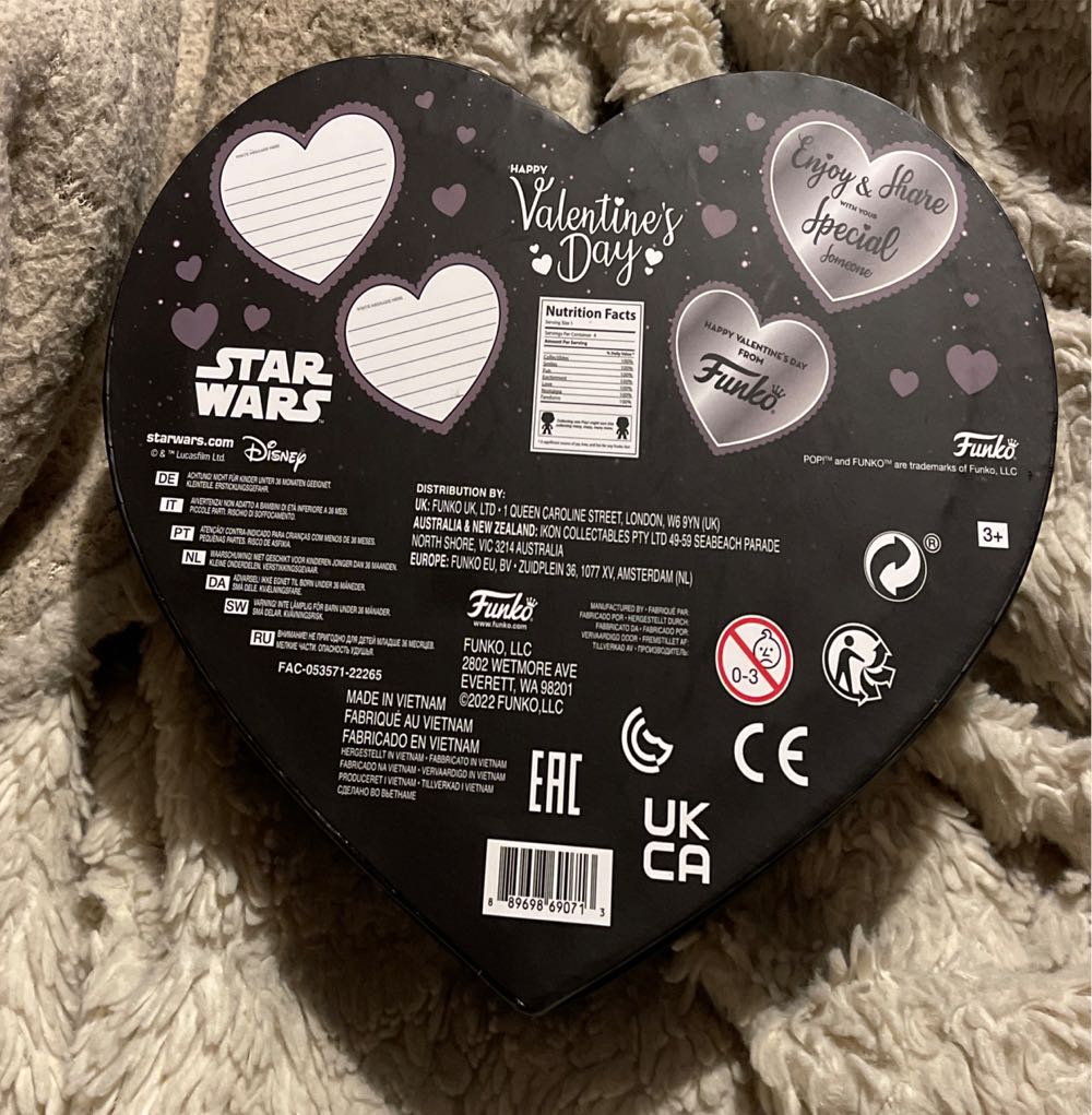 Funko Star Wars Pocket Pop! 4 Pack Happy Valentine’s Day Heart Shaped Gift Box  vinyl figure collectible [Barcode 889698690713] - Main Image 3