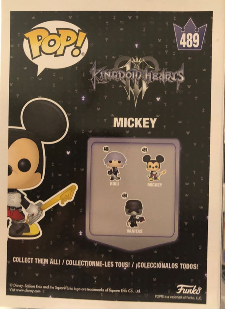 Mickey - Kingdom Hearts vinyl figure collectible [Barcode 889698340540] - Main Image 2