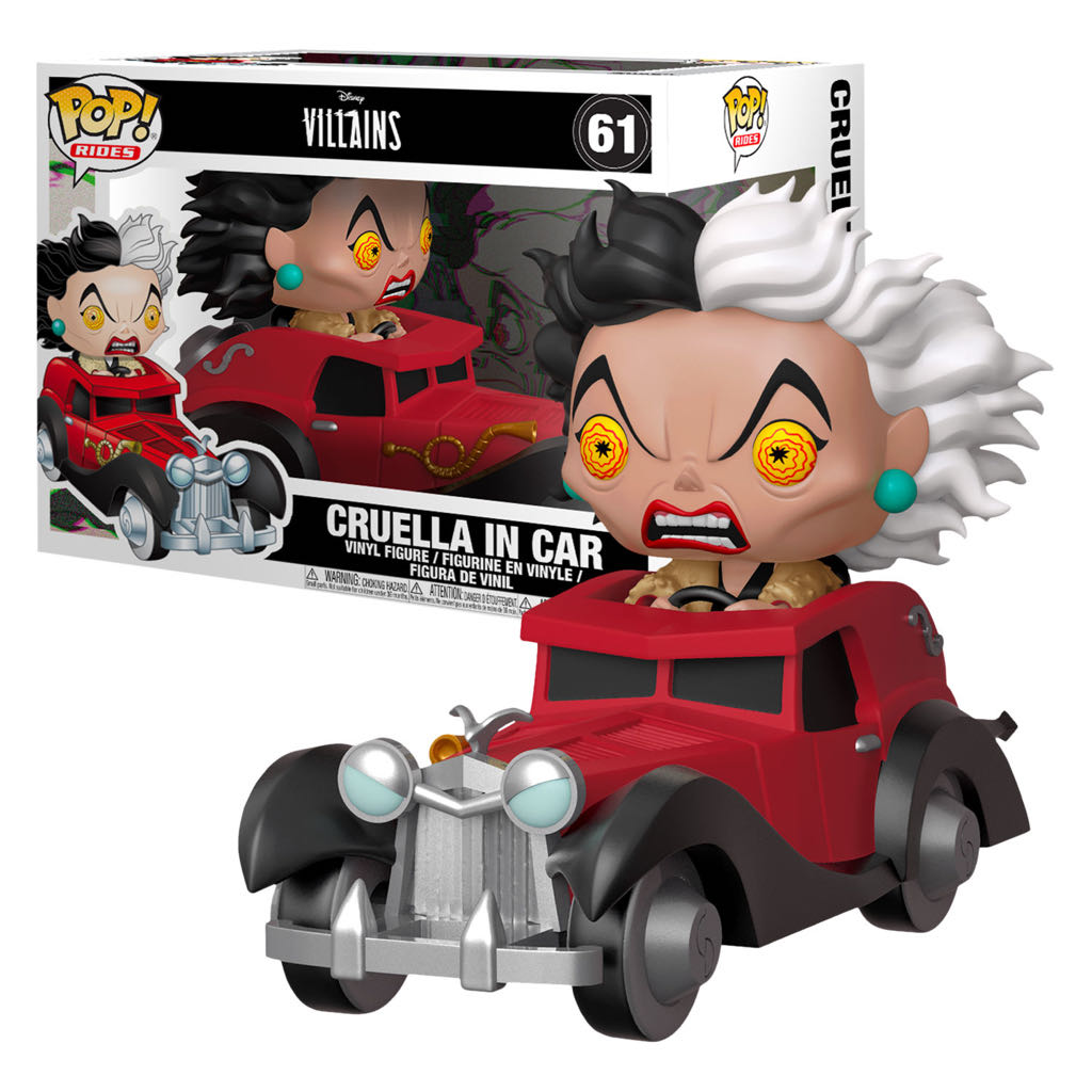 Cruella In Car - 101 Dalmations vinyl figure collectible - Main Image 2