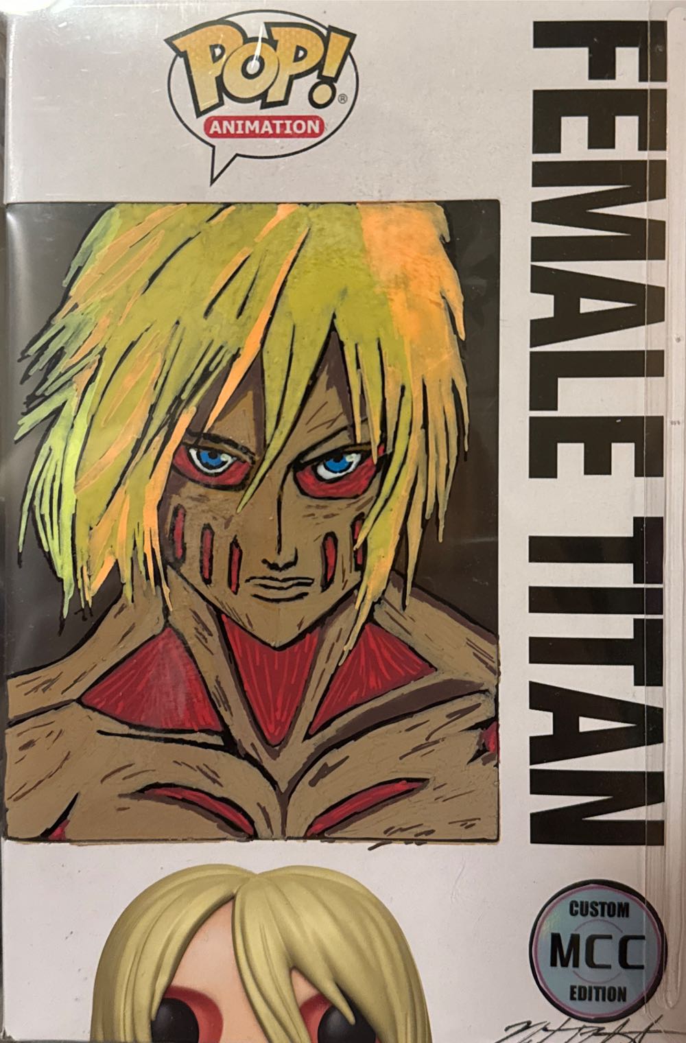 Female Titan - Attack on Titan vinyl figure collectible [Barcode 889698606455] - Main Image 3