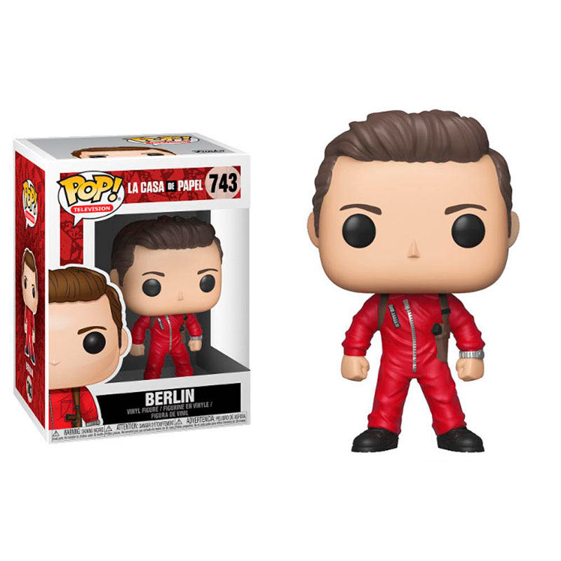 Berlin (no Mask) 743 -(la Casa De Papel) Funko Pop Television - La Casa de Papel vinyl figure collectible [Barcode 889698344982] - Main Image 2