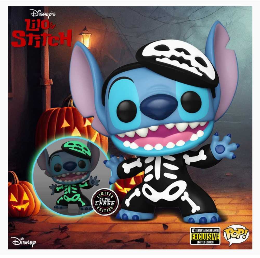 Lilo And Stitch: Skeleton Stitch - Disney vinyl figure collectible [Barcode 889698663304] - Main Image 2