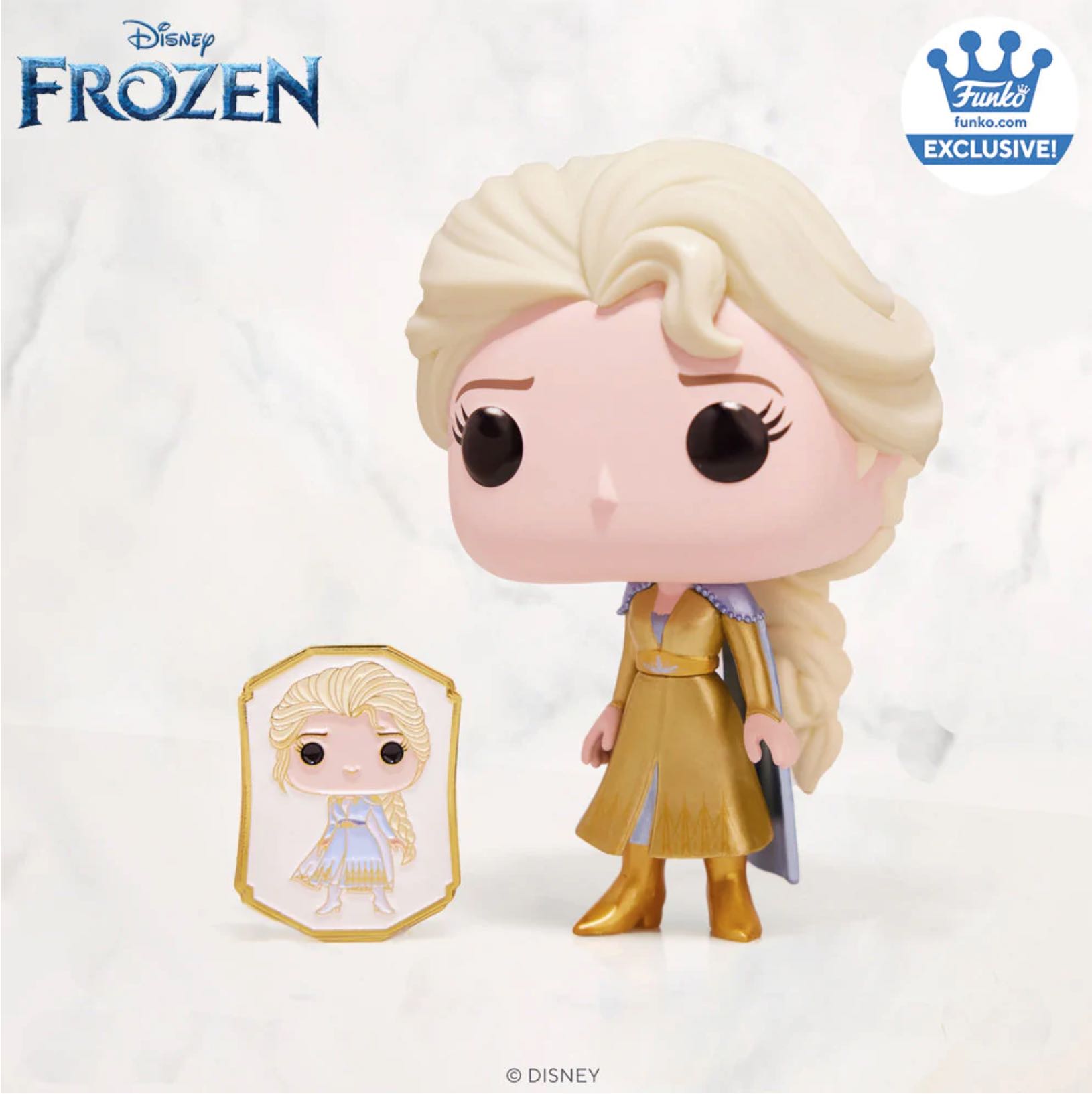 Elsa w/ Pin - Disney Princess vinyl figure collectible [Barcode 889698565936] - Main Image 4