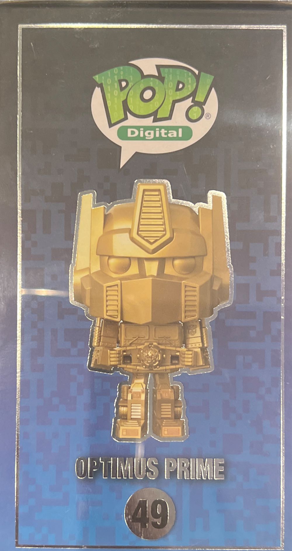 Optimus Prime (Gold) (NFT) - Transformers vinyl figure collectible [Barcode 889698677585] - Main Image 2