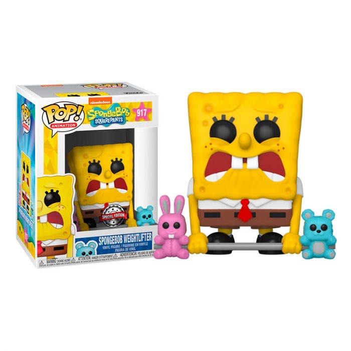 Spongebob Weightlifter - SpongeBob SquarePants vinyl figure collectible [Barcode 889698542920] - Main Image 2