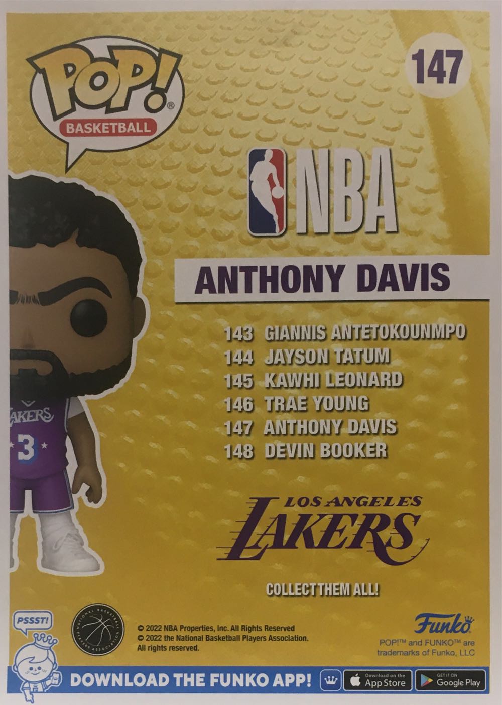 Anthony Davis 20€ - Funko vinyl figure collectible [Barcode 889698640091] - Main Image 4