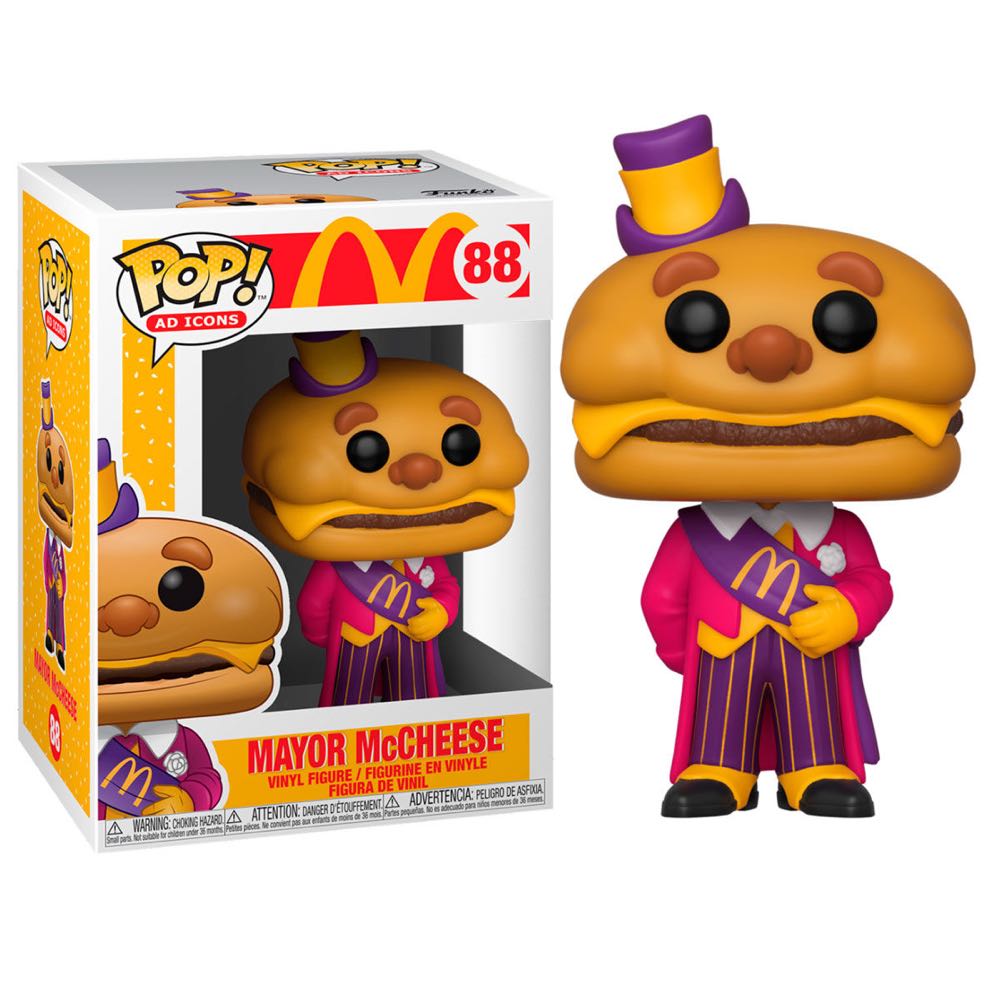 Mayor McCheese - McDonald vinyl figure collectible [Barcode 889698457255] - Main Image 2