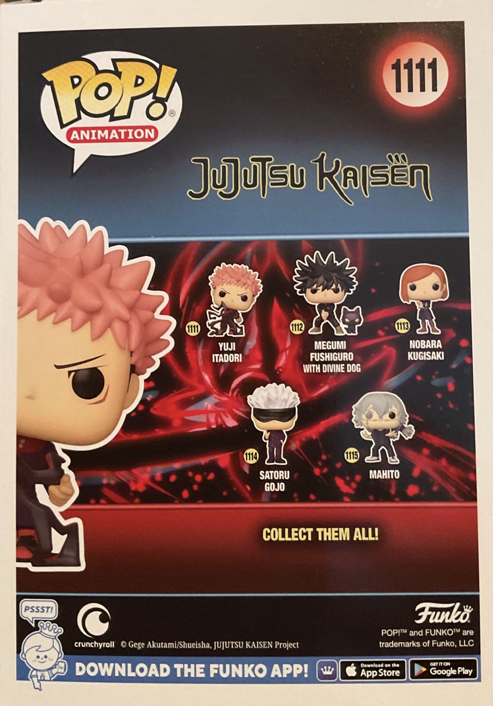 Jujutsu Kaisën: Yuji Itadori  vinyl figure collectible [Barcode 889698613583] - Main Image 2