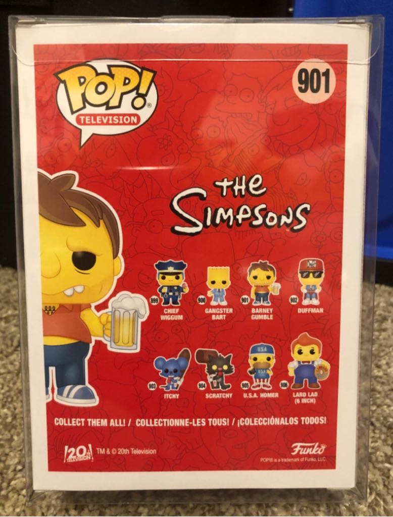 SIMPSONS: BARNEY GUMBLE, The  vinyl figure collectible - Main Image 2