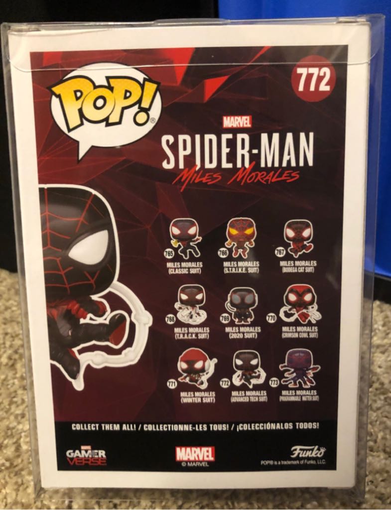 MILES MORALES ( ADVANCED TECH SUIT ) SPIDER-MAN  vinyl figure collectible - Main Image 2