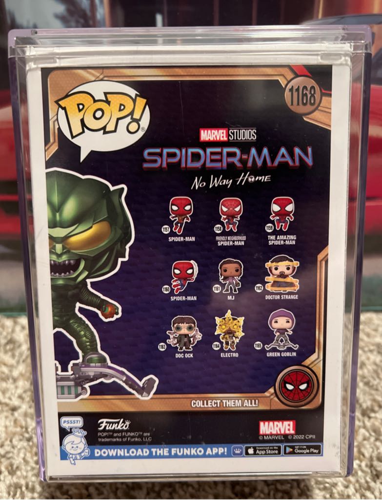 Green Goblin #1168 - Spider-Man vinyl figure collectible [Barcode 889698683661] - Main Image 2