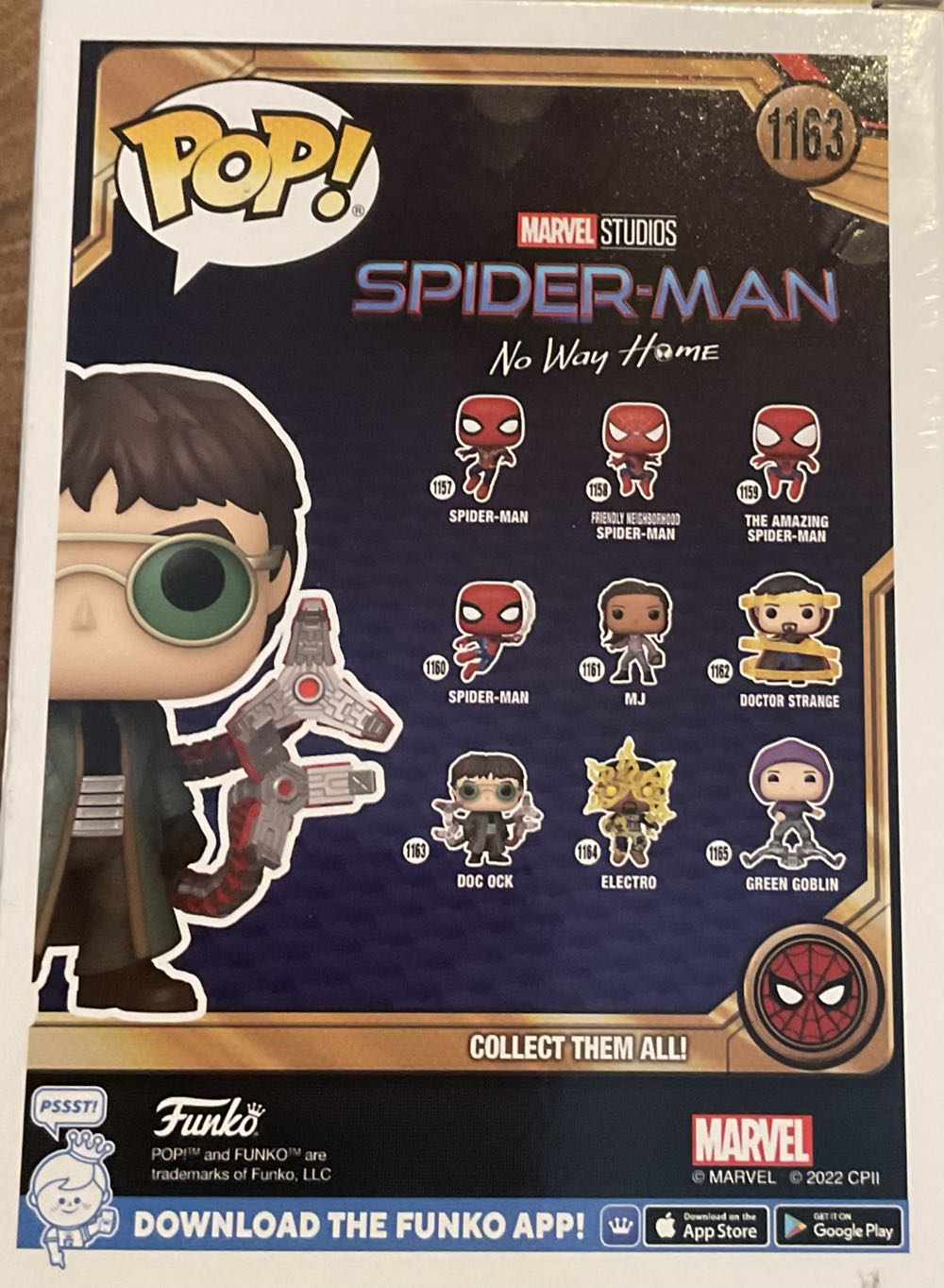 Doc Ock #1163 - Spider-Man vinyl figure collectible [Barcode 889698676021] - Main Image 3