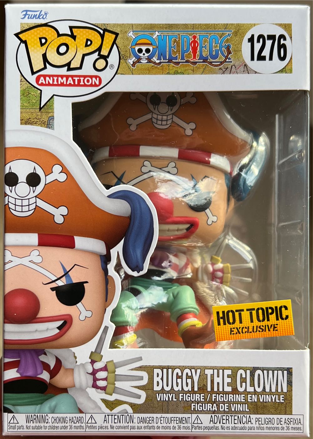 Buggy The Clown - One Piece vinyl figure collectible [Barcode 889698664288] - Main Image 2