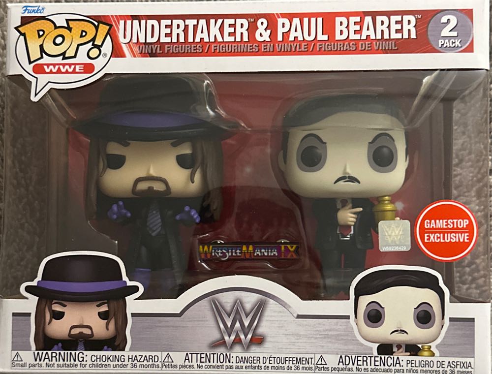 WWE Undertaker & Paul Bearer 2 Pk $21 - WWE vinyl figure collectible [Barcode 889698689601] - Main Image 4