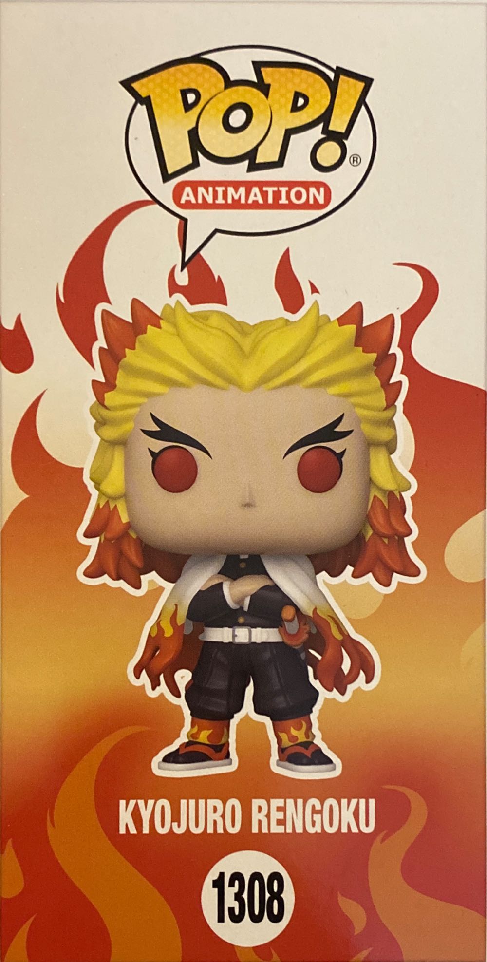 Kyojuro Rengoku Pop! 1308 - Demon Slayer vinyl figure collectible [Barcode 889698656238] - Main Image 2