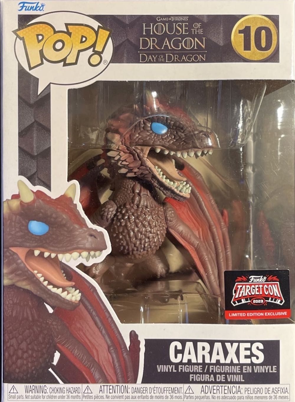 Caraxes - Game of Thrones vinyl figure collectible [Barcode 889698686020] - Main Image 2