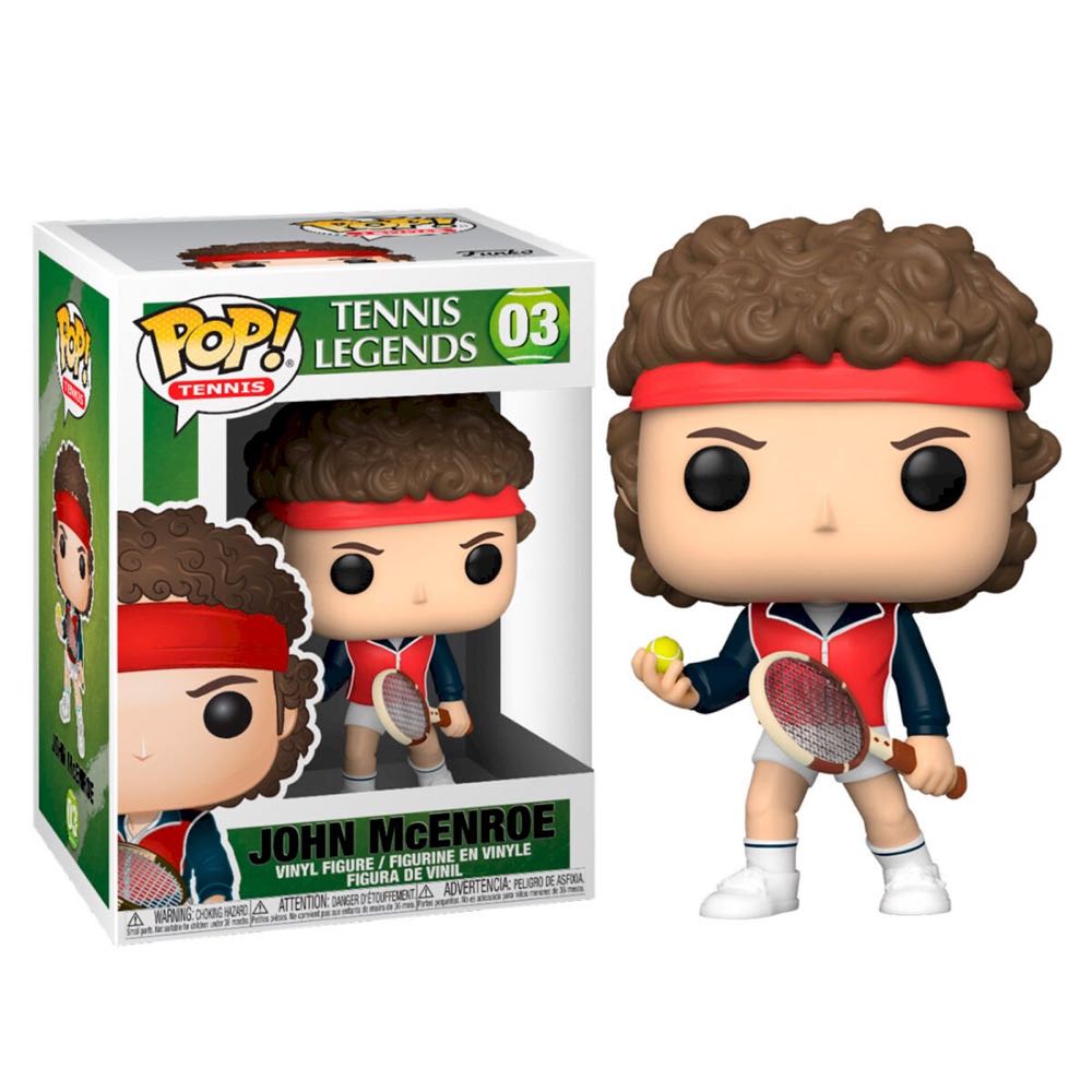 John McEnroe - Tennis Legends vinyl figure collectible [Barcode 889698477338] - Main Image 2