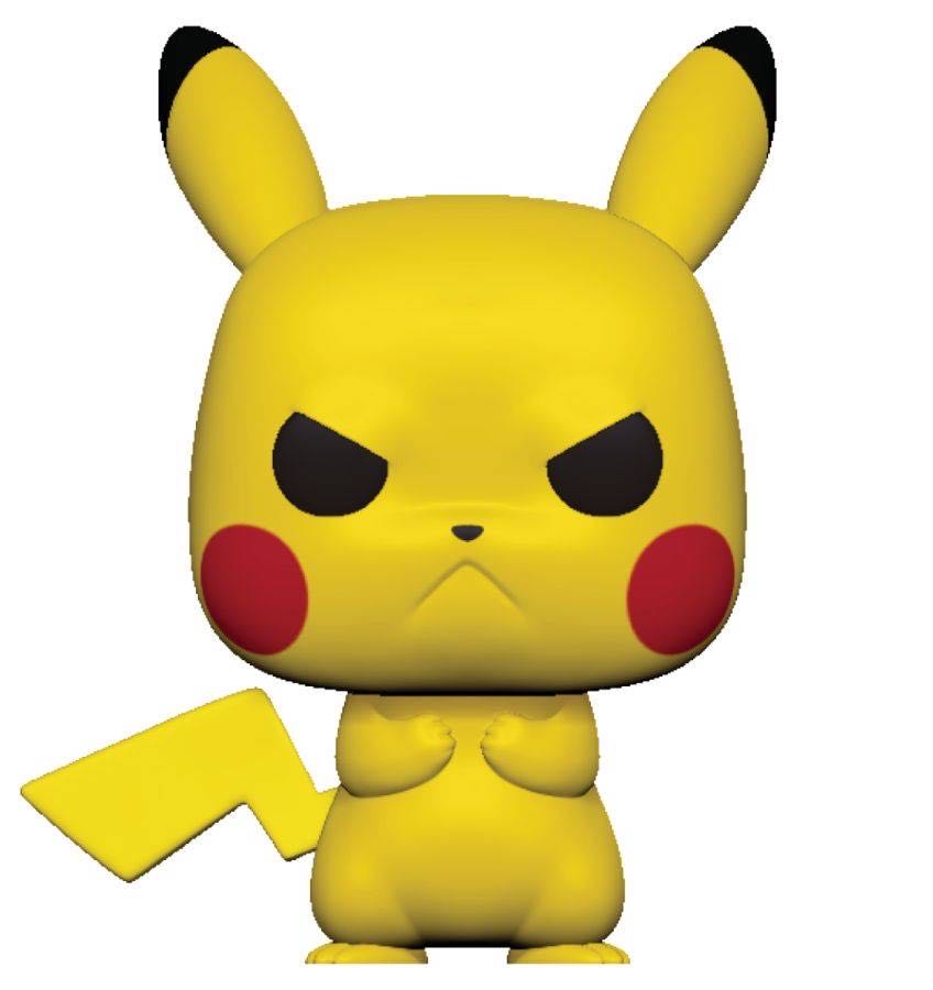 Pikachu (Grumpy) - Pokémon vinyl figure collectible [Barcode 889698650434] - Main Image 3
