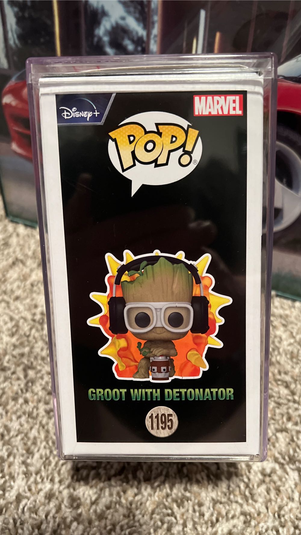 Groot: Groot w/ Detonator, #1195 - Marvel Universe vinyl figure collectible [Barcode 889698706537] - Main Image 4