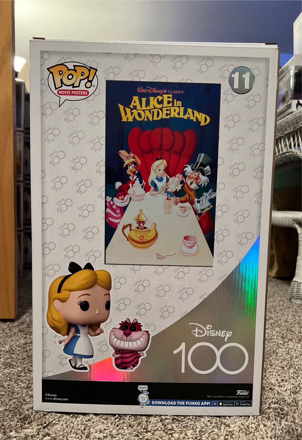 Alice With Cheshire Cat - Alice in Wonderland vinyl figure collectible [Barcode 889698674973] - Main Image 2