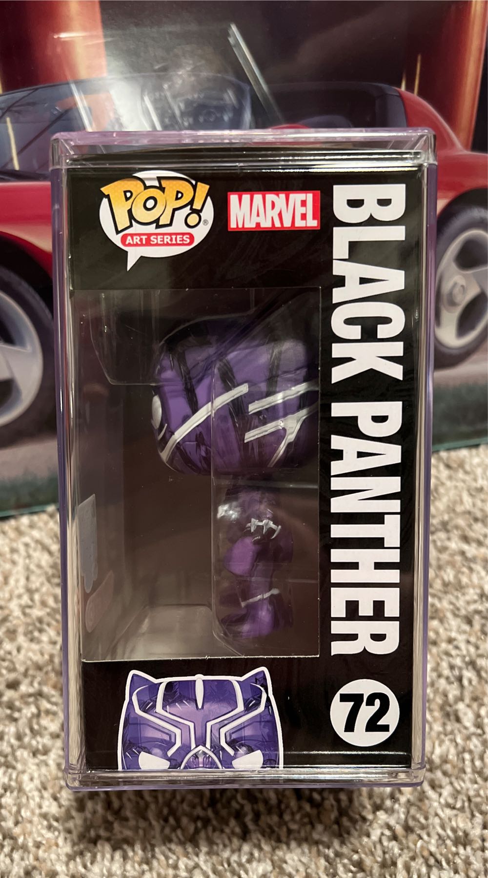 Funko Pop! Art Series: Black Panther # 72 - Marvel Universe vinyl figure collectible [Barcode 889698682510] - Main Image 3
