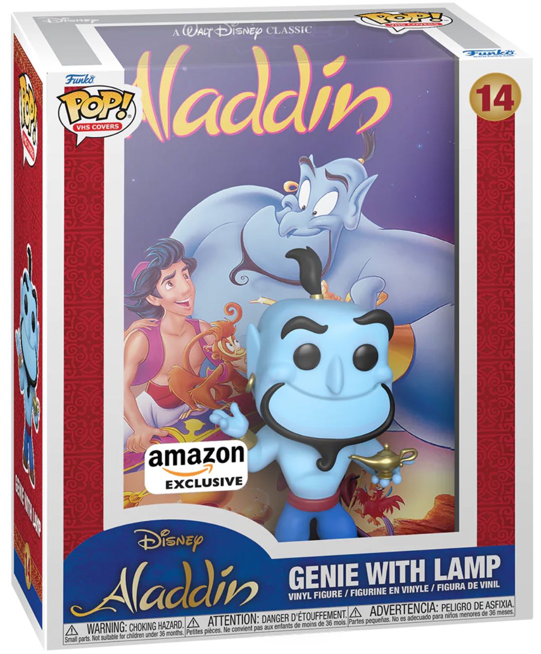 Genie with Lamp - Aladdin vinyl figure collectible [Barcode 889698632737] - Main Image 2