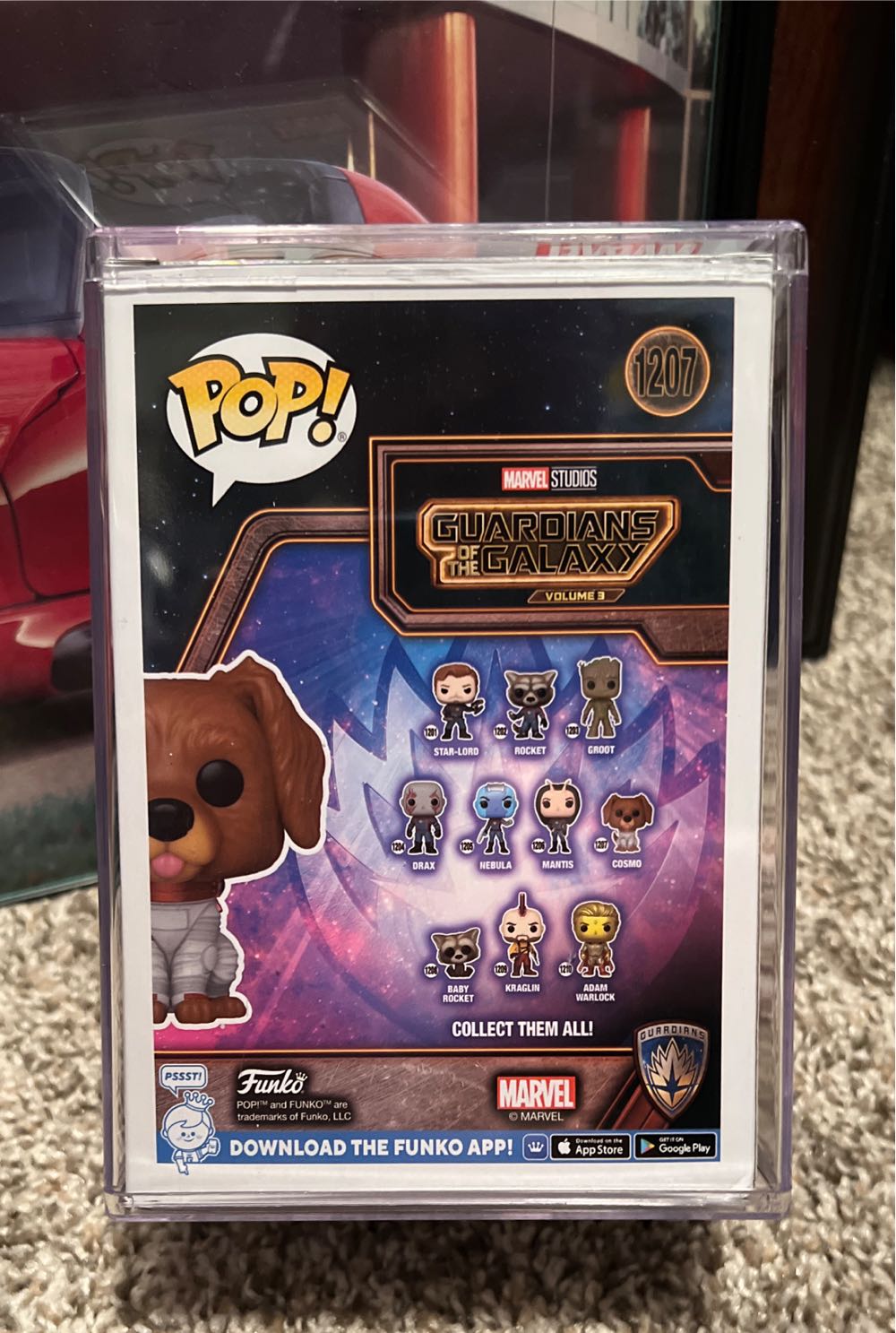 Cosmo - Guardians of the Galaxy vinyl figure collectible [Barcode 889698675123] - Main Image 2