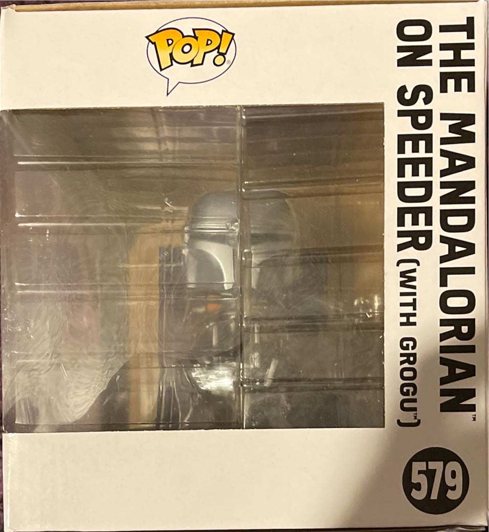 # 579 The Mandalorian On Speeder (With Grogu) - Star Wars: The Mandalorian vinyl figure collectible [Barcode 889698682855] - Main Image 2