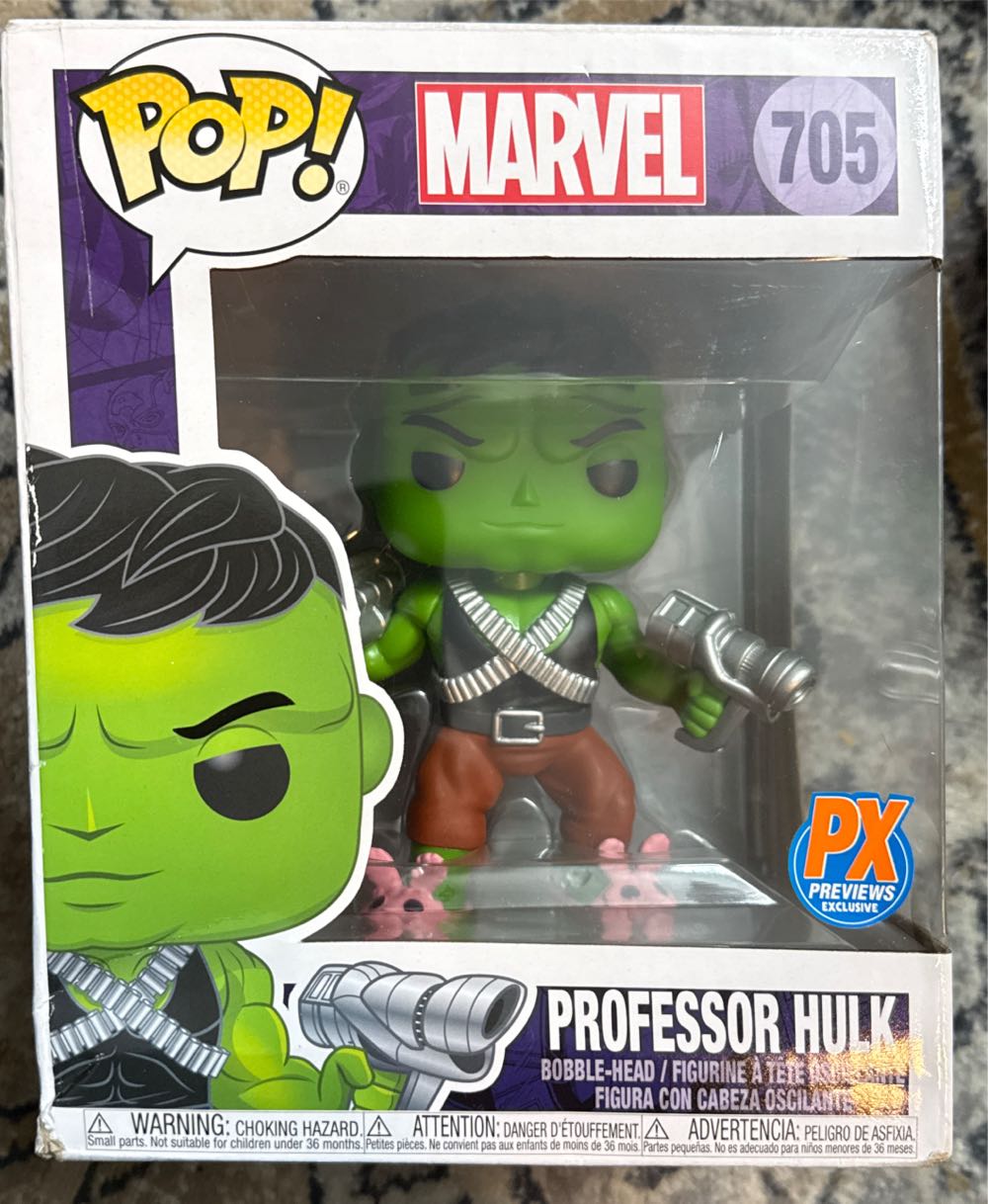 Marvel Professor Hulk - Funko vinyl figure collectible [Barcode 728192538872] - Main Image 2