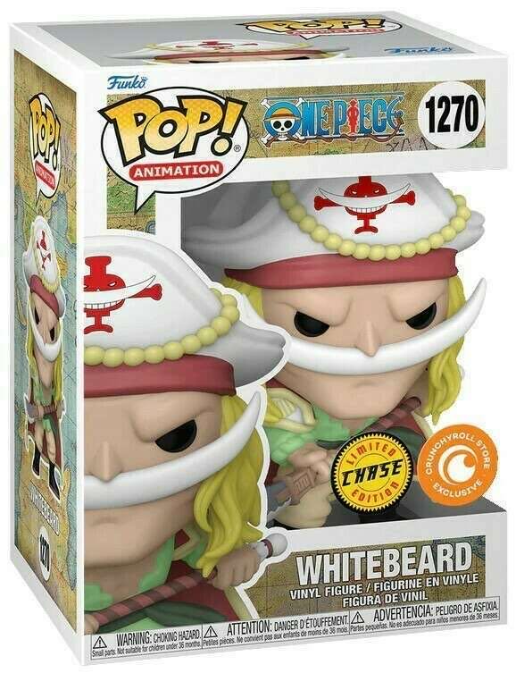 #1270 Animation: One Piece: Whitebeard (GameStop Exclusive) - One Piece vinyl figure collectible [Barcode 889698626835] - Main Image 1