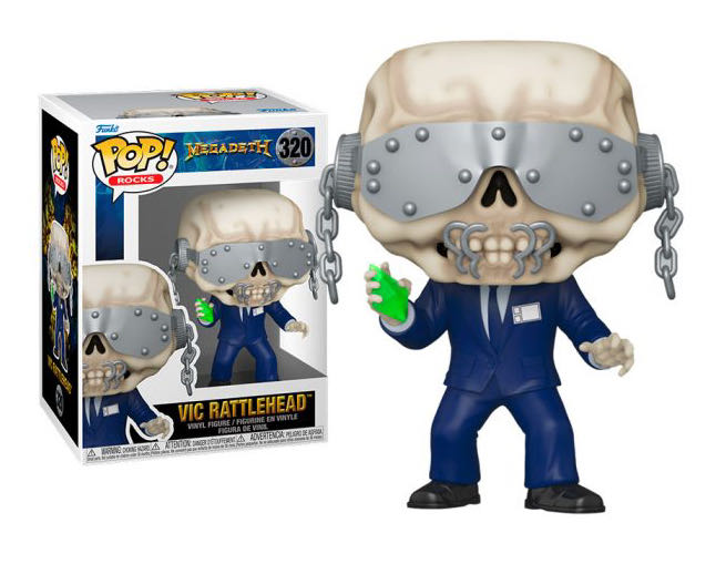 Vic Rattlehead - Musicians vinyl figure collectible [Barcode 889698657723] - Main Image 2
