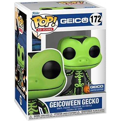 Geicoween Gecko Green - Ad Icons vinyl figure collectible [Barcode 889698704687] - Main Image 1