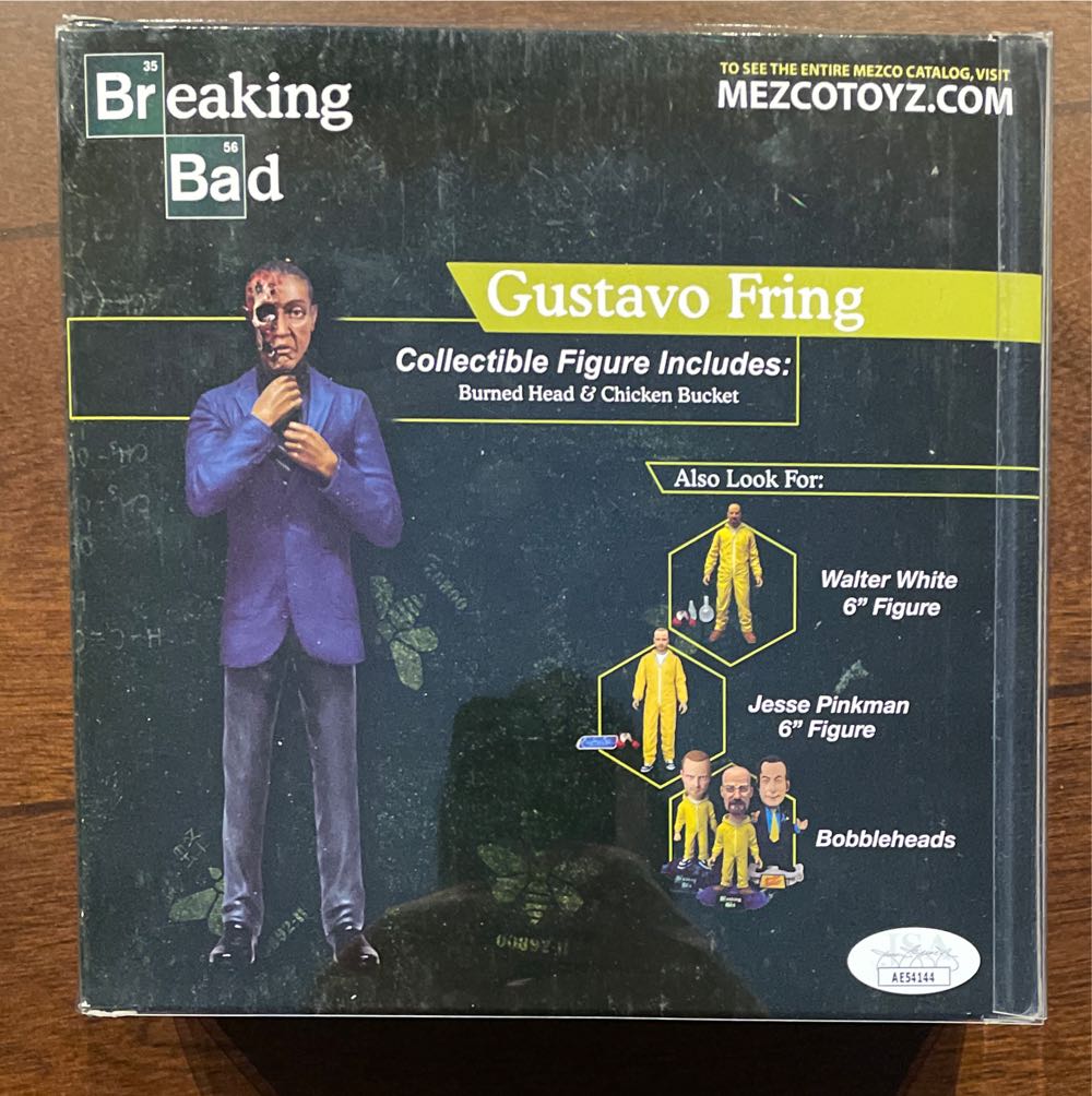 Mezco Breaking Bad Gus Fring Burned Face Action Figure Entertainment Earth Exclusive  vinyl figure collectible [Barcode 696198753615] - Main Image 2